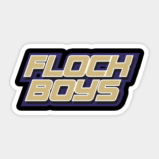 Flock Boys Baltimore Ravens Sticker